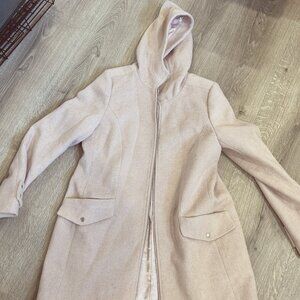 Reitmans light pink coat with hood